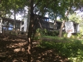 Looking back toward the house from the part of the yard closest to Honey Lake