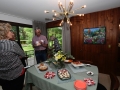 There was a delicious array of finger foods in classic mid-century party fashion