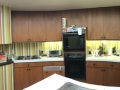 A panorama of Bob's round kitchen